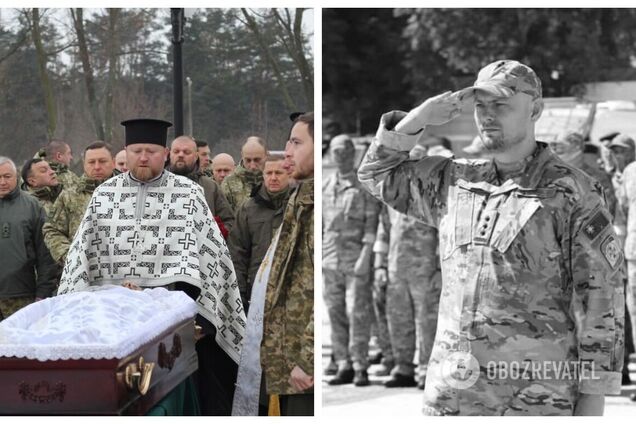 У Києві попрощалися з полковником ДПСУ Юрієм Юрчиком: начальник штабу прикордонників-спецназівців загинув у боях за Соледар. Фото