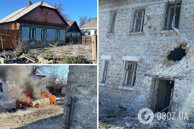 Окупанти вдарили по Костянтинівці й Курахівці, є руйнування і поранені. Фото