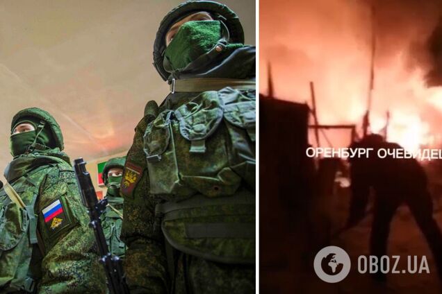 Под Оренбургом сгорел палаточный лагерь для 'мобиков': в пожаре обвинили пьяных офицеров. Видео