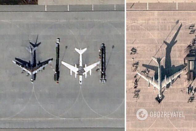 На авіабазі Енгельс з'явилися малюнки бомбардувальників