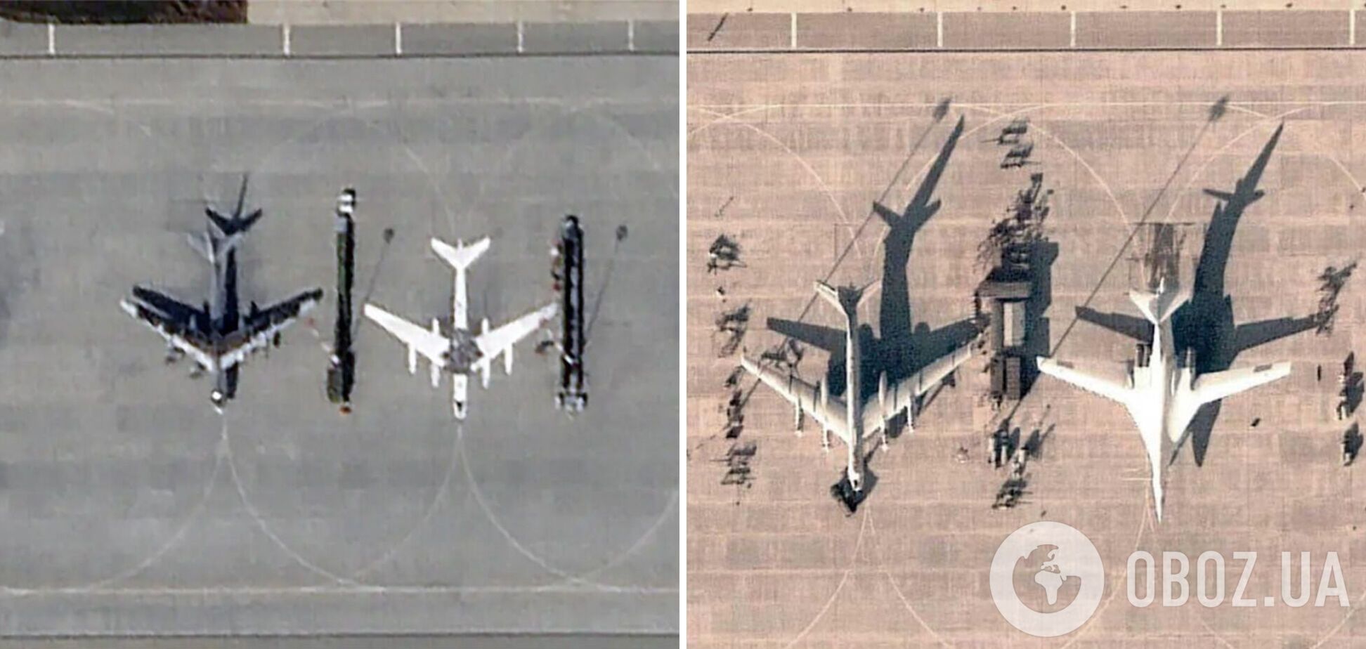 На авиабазе Энгельс появились рисунки бомбардировщиков