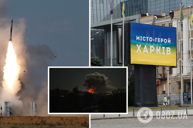 В Харькове три вражеских ракеты С-300 попали по территории предприятия: вспыхнул пожар