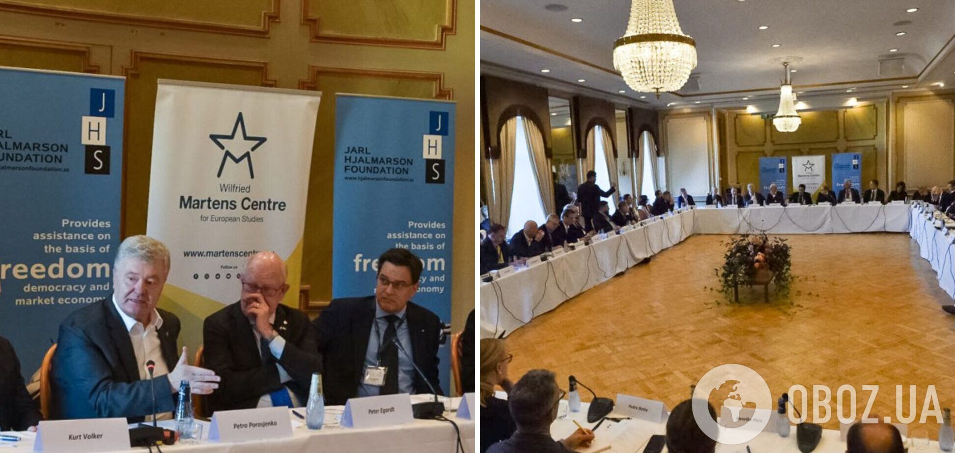 Порошенко у Вісбі закликав західних союзників посилити підтримку України