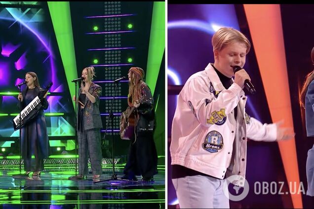 Попурри из хитов Beggin и 'Шум' и чувственный дуэт самых младших участников: яркие номера 5 выпуска 'Голосу країни-13'. Видео