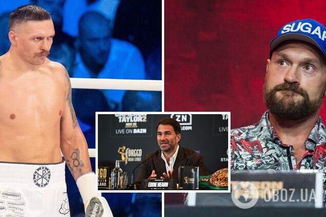 'Чтобы заблокировать'. Хирн объяснил, почему 'на самом деле' объявили бой Усик – Фьюри