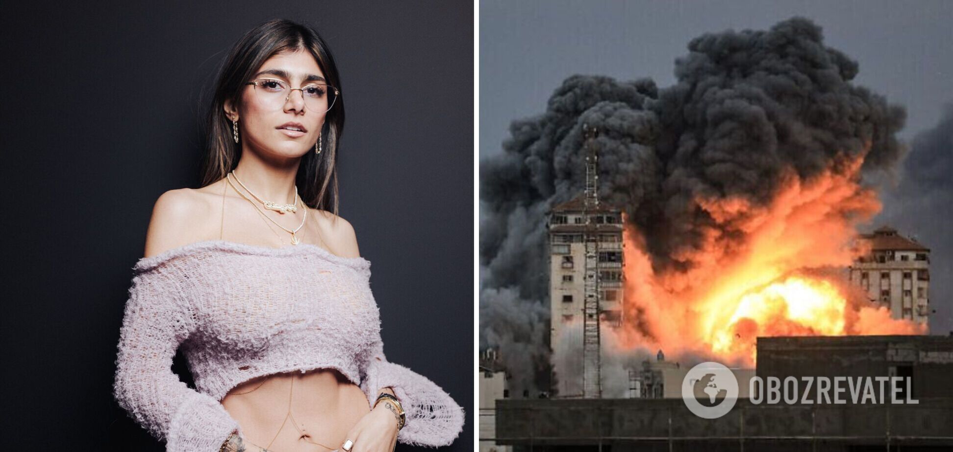 Звезда Playboy Мия Халифа, попавшая в скандал из-за поддержки ХАМАС, сравнила Украину с Палестиной