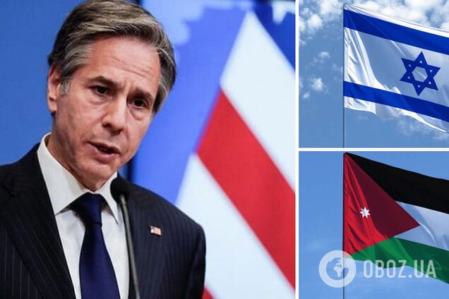 Блинкен отправился с визитами в Израиль и Иорданию: о чем будет договариваться