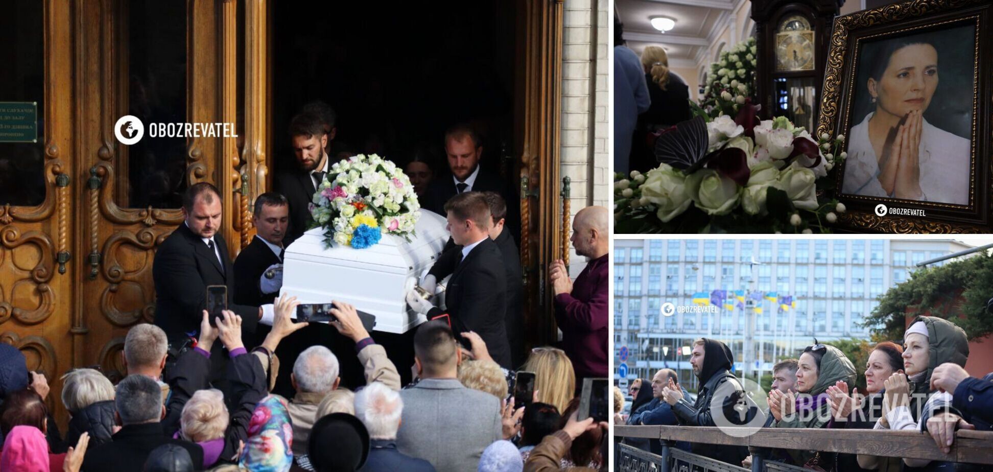 Ніну Матвієнко провели в останню путь 10-хвилинними оваціями: на прощання прийшли близько трьох тисяч людей. Відео