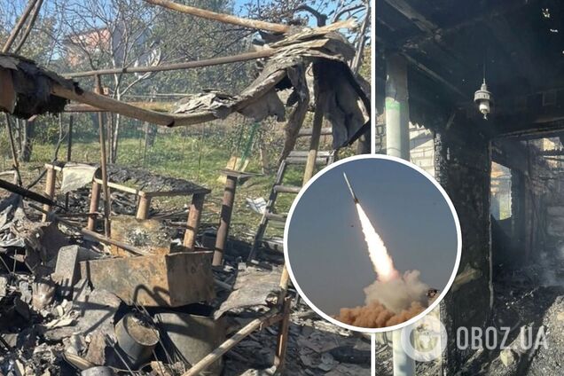Росіяни вдарили ракетами по передмістю Запоріжжя: зруйновано будинки, є загибла. Фото