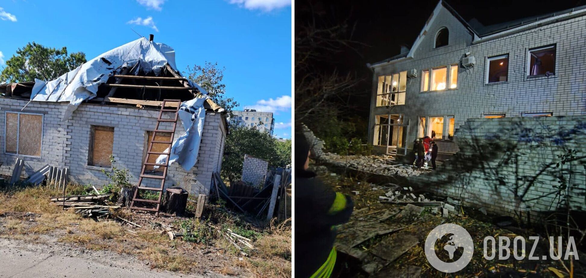 Оккупанты ночью ударили 'Шахедом' по Харькову и обстреляли область: повреждены жилые дома, есть пострадавшие