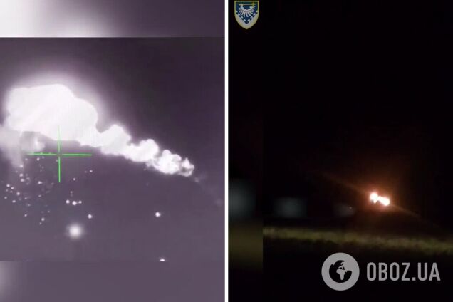 Олещук показав, як сили ППО збивали ворожі 'Шахеди' на півдні в ніч на 12 жовтня. Відео