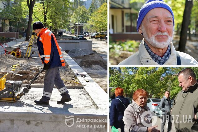 'Будет теперь чисто, удобно и аккуратно': жители самого длинного дома в Днепре рассказали о ремонте в своих дворах