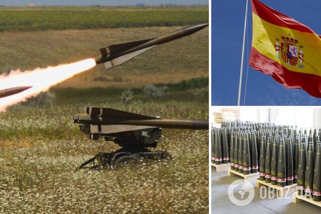 Іспанія надає Україні нову партію військової допомоги