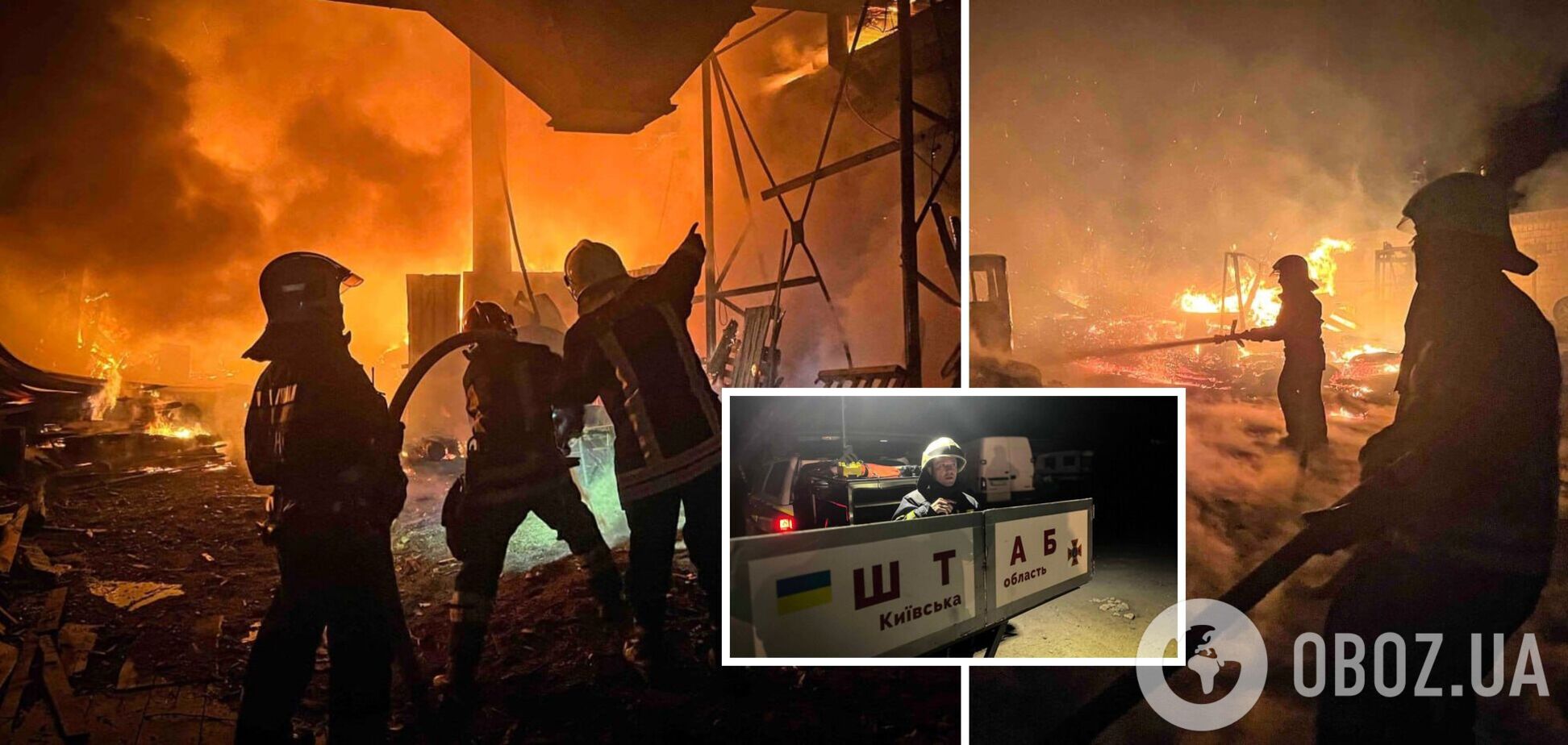 Спасатели тушили пожар несколько часов