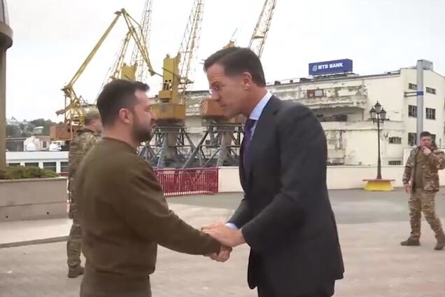 Зеленський у Одесі зустрівся з прем'єром Нідерландів Рютте