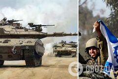 Израиль стягивает военную технику на границу с сектором Газа перед началом наземной операции. Видео