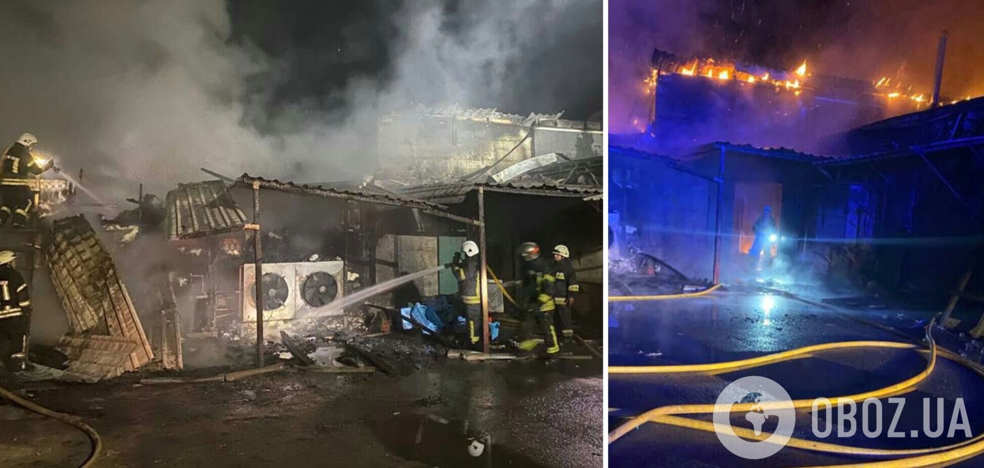 Спасателям понадобилось несколько часов, чтобы потушить огонь