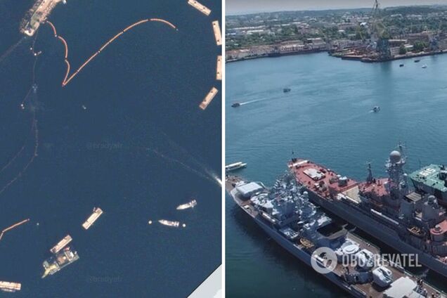 Захисний бар'єр прорвано: у мережі з'явився свіжий супутниковий знімок загороджень на вході до Севастопольської бухти