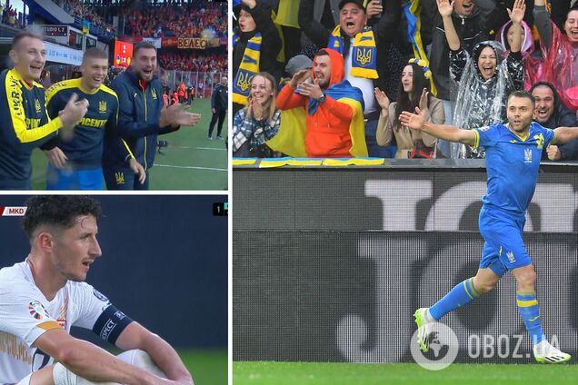 На последней секунде. Украина забила невероятный гол с 40 метров в отборе Евро-2024. Видео шедевра
