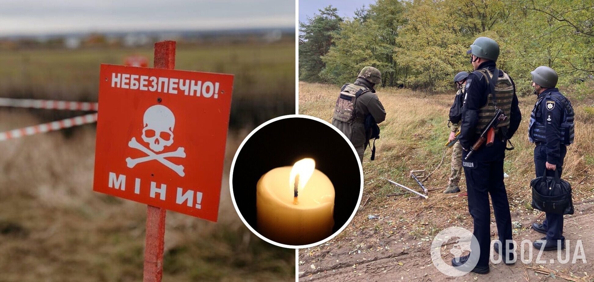 В лесу в Черниговской области подорвались двое мужчин, один погиб