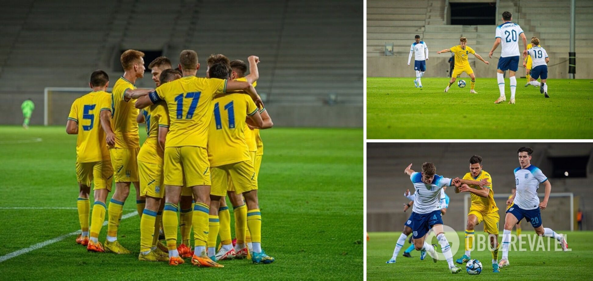 Сборная Украины обыграла Англию в отборе Евро U-21, забив победный гол в последней атаке. Видео