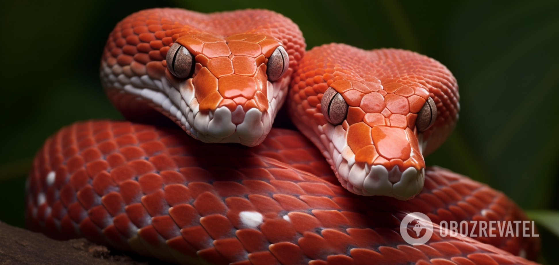 В США появилась на свет двуглавая змея: как выглядит уникальное существо. Фото