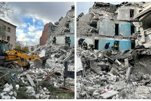 Оккупанты нанесли удар по общежитию в Славянске: под завалами находятся люди. Фото и видео