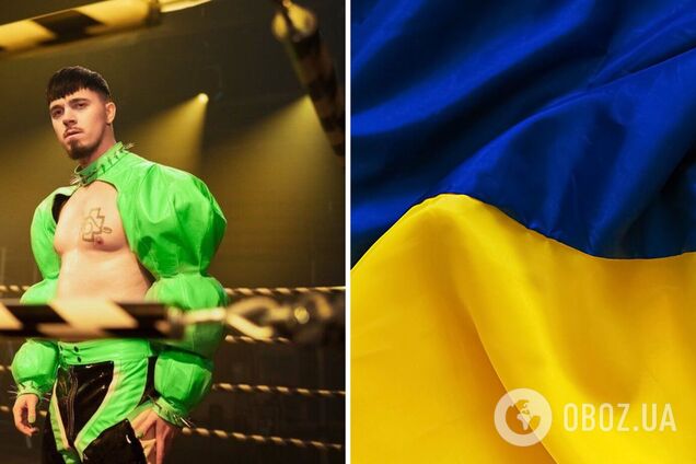 Участник Евровидения-2023 от Финляндии включил дурачка после надругательства над флагом Украины в Эстонии