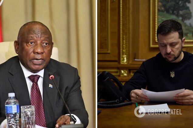 Зеленський провів тривалу телефонну розмову з президентом ПАР Рамафосою: про що говорили