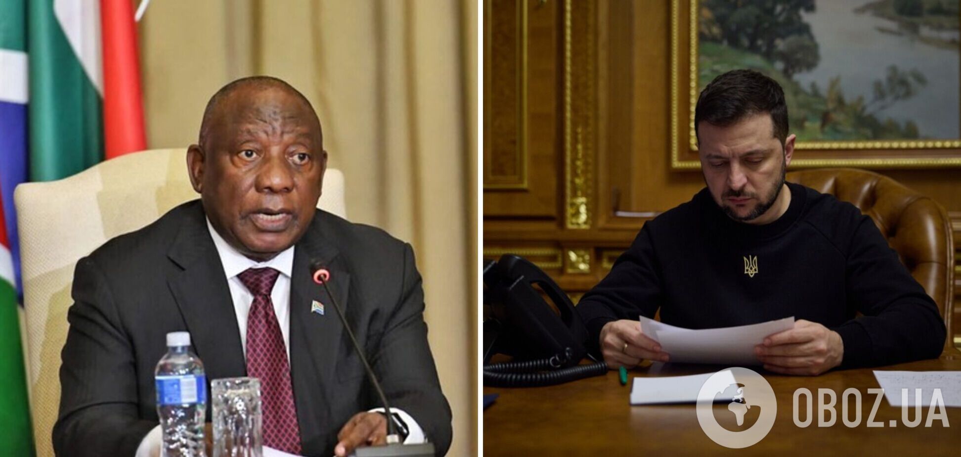 Зеленский провел длительный телефонный разговор с президентом ЮАР Рамафосой: о чем говорили