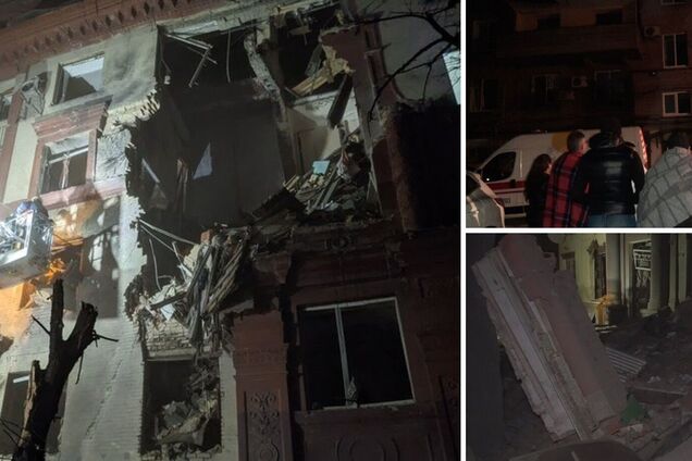 'В пижамах выбежали во двор': жители дома в Запорожье, в который попала ракета РФ, рассказали об ударе. Фото