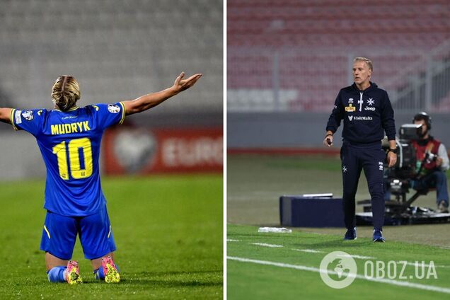 Тренер Мальти зробив Мудрика винуватцем поразки від України у відборі Євро-2024
