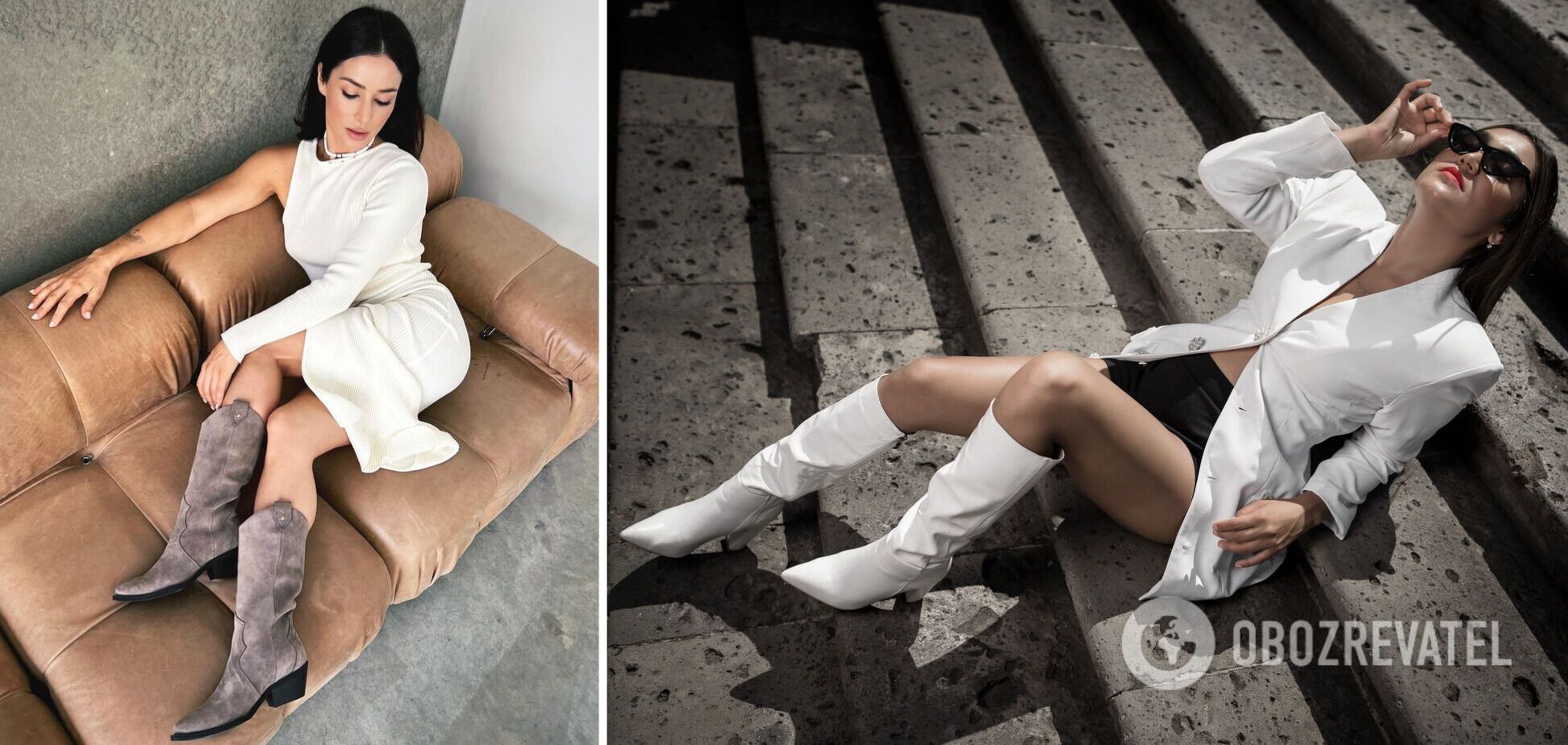 Злата Огнєвіч продемонструвала ідеальне взуття на осінь 2023: з чим носити ковбойські чоботи