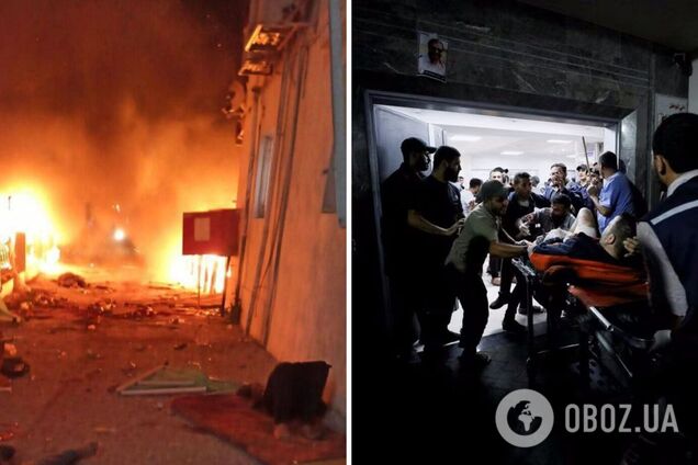 В Газе ракета попала в больницу: ХАМАС призывает мусульман к протестам, Израиль обвиняет 'Исламский джихад'. Видео