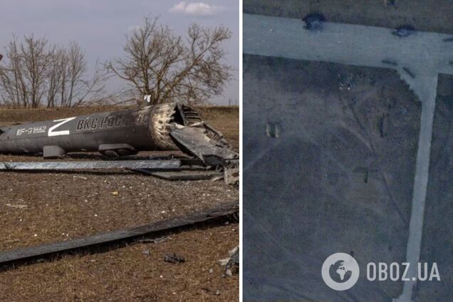 Воронки в несколько метров и поврежденная техника: как выглядит аэродром Бердянска после ракет ATACMS. Спутниковые фото