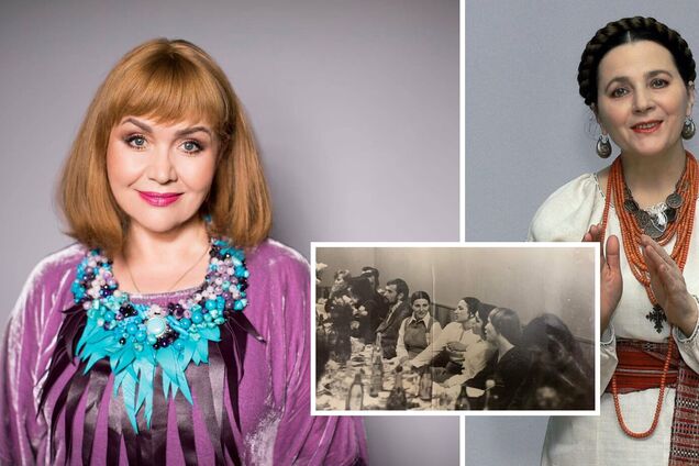 Алла Кудлай показала архівне фото зі свого весілля 1970-х років: там Ніна Матвієнко з чоловіком Петром