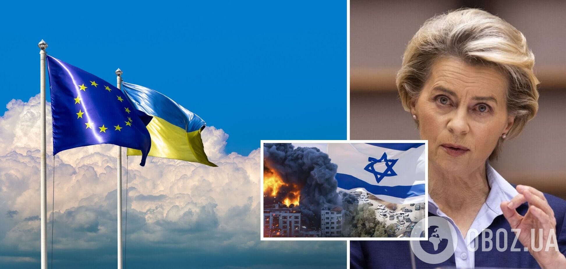 Ситуация на Ближнем Востоке не заставит ЕС отвлечься от помощи Украине, – фон дер Ляйен