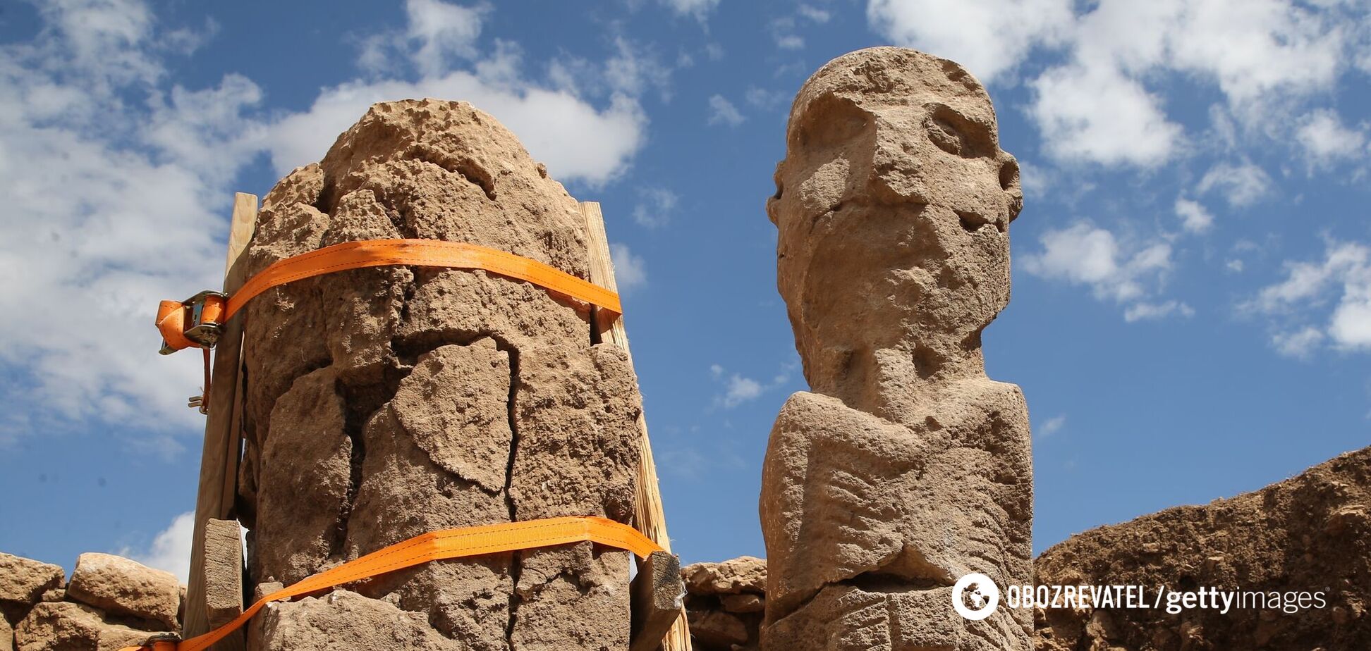 В Турции найдена 11000-летняя статуя мужчины-эксгибициониста. Фото