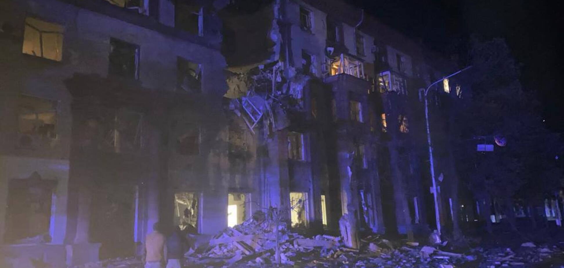 Ворожа атака по місту Запоріжжя