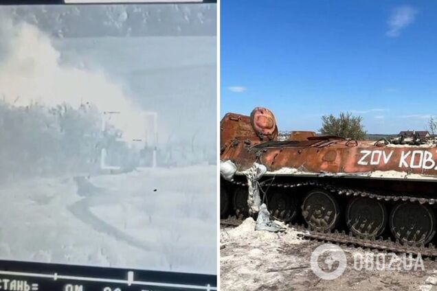 Сбежать не удалось: пограничники метко отработали по колонне оккупантов, бежавших после неудачного штурма. Видео