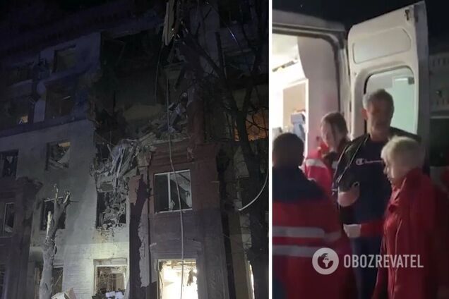 'Медика пропустите': в полиции показали, как спасали людей из-под завалов после ракетного удара РФ по дому в Запорожье. Видео