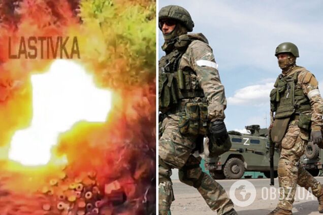 Превратили в пепел: нацгвардейцы сожгли большой полевой склад БК окупантов. Видео