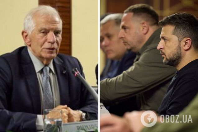 'Важно ускорить предоставление Украине военной помощи': Зеленский провел встречу с Боррелем в Киеве. Фото и видео