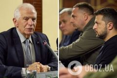 'Важливо прискорити надання Україні військової допомоги': Зеленський провів зустріч із Боррелем у Києві. Фото і відео