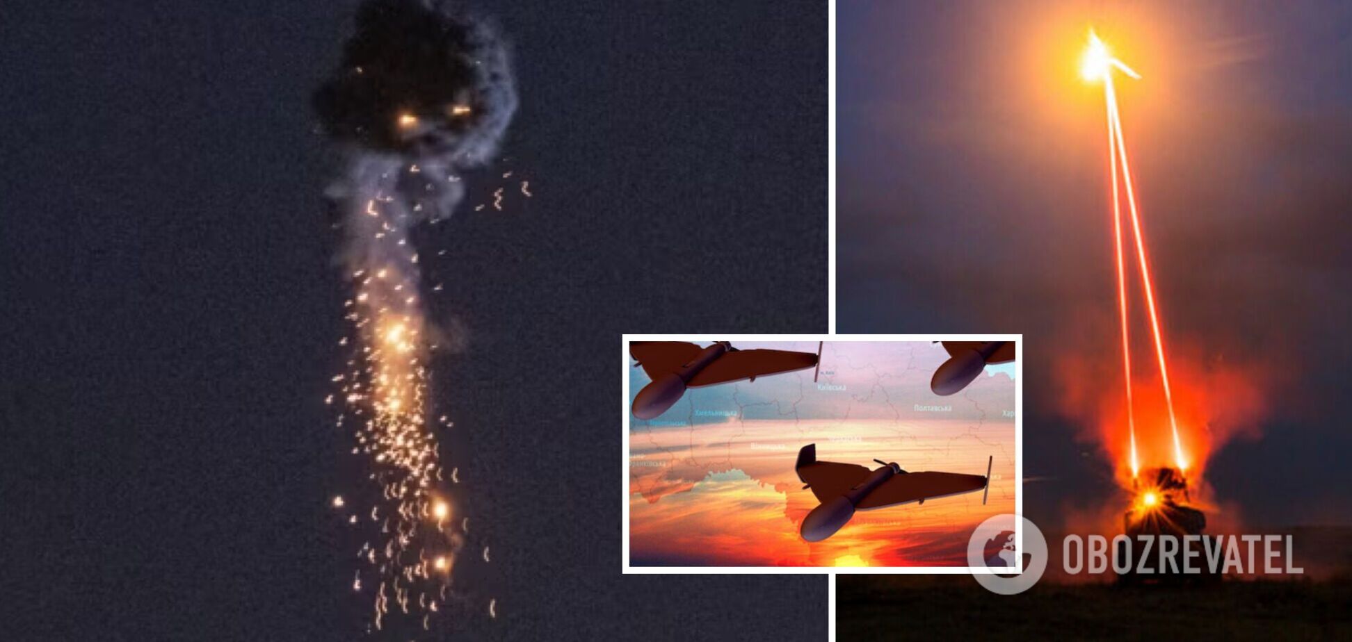 Росія вночі запустила по Україні сім 'Шахедів': сили ППО збили чотири дрони