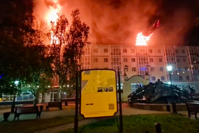 В российском Тобольске горела пятиэтажка