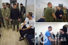 Спасибо за вашу героическую службу': Зеленский в Николаевской области посетил госпиталь, в котором проходят лечение раненые воины. Видео