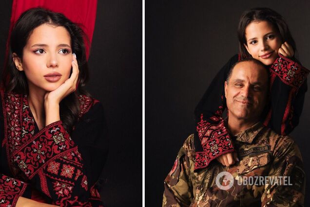 Переможниця 'Міс Україна 2023' Софія Шамія розказала про тата в ЗСУ, який частково осліп через війну. Фото