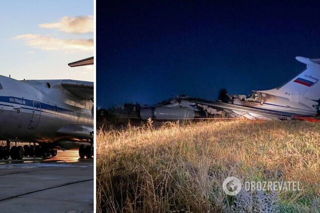 Минус еще один: российский военно-транспортный самолет Ил-76 разбился в аэропорту Душанбе. Фото