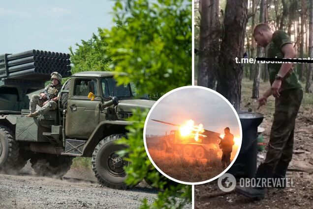 Россияне случайно сняли на видео момент обстрела